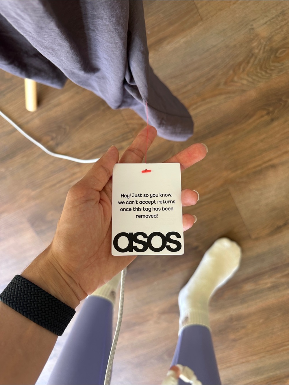 ASOS Mauve Brown Pleated Spaghetti Strap Jumpsuit - Picture 5 of 5
